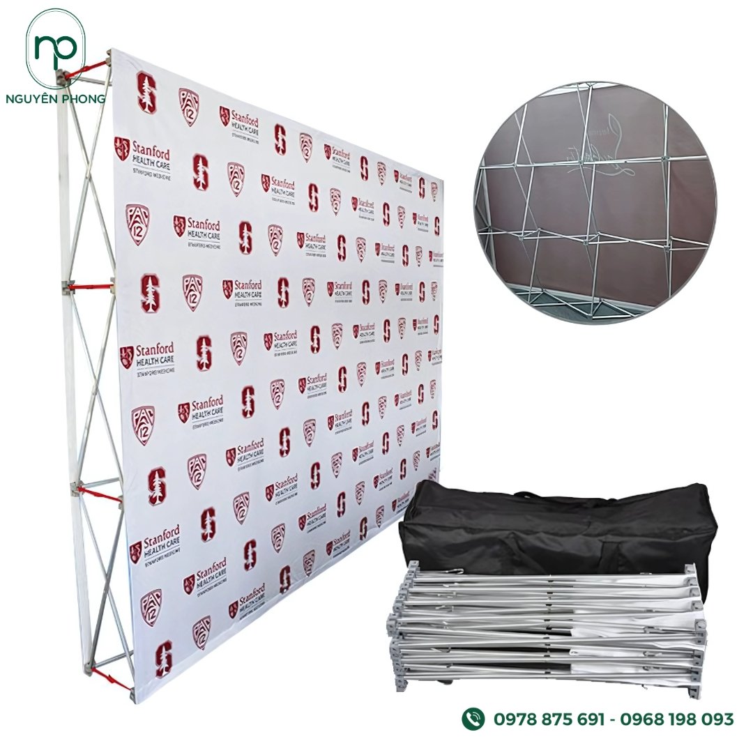 Backdrop cuốn nhôm